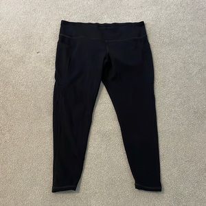 Dan skin Size XL Black leggings with pockets